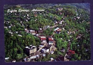 AR Aerial City View EUREKA SPRINGS ARKANSAS Postcard