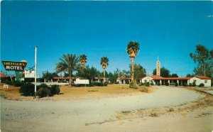 Salome Arizona Sheffler's Motel roadside Petley 1960s Postcard 21-11684