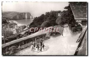 Etretat - La Porte d & # 39Aval - View of the House Old Postcard