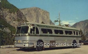 Yoseite Transportation Bus - Yosemite National Park, California CA  