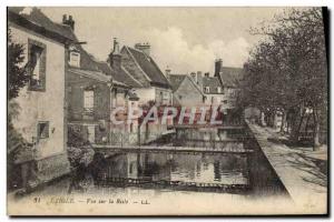 Old Postcard Laigle View On The Risle