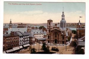 Basilica and City Hall Square, Quebec, Trolley