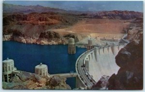 M-13035 Crest of Hoover Dam as Seen From Nevada Side