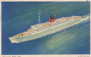 Cunard White STar S S Caronia 1949