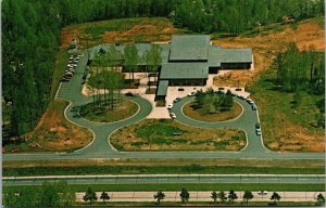 Vtg Lexington North Carolina NC Southwest Elementary School Aerial View Postcard