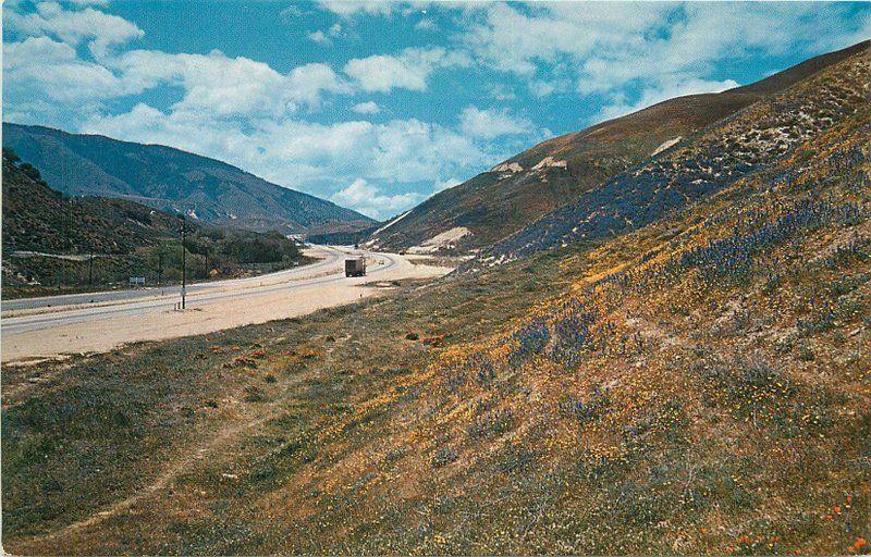 Auto California 1950s Ridge Route Highway 99 Grapevine Tehachapi Royal 10301