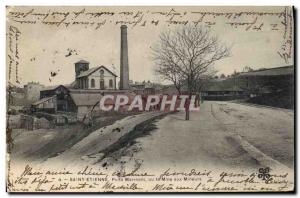 Postcard Old Mine Mines Saint Etienne Wells Marinoni or mine to minors