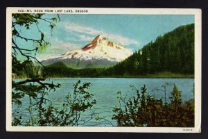 Oregon Mt. Hood from Lost Lake Pub by Wesley Andrews Co., Portland ~ WB