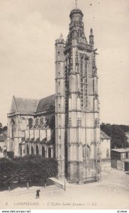 COMPIEGNE, France, 1910-1920s, L'Eglise Saint-Jacques