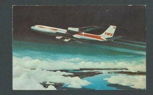 Post Card Giant TWA Superjets