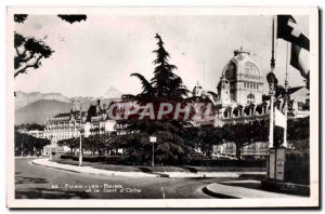 Old Postcard Evian les Bains and tooth & # 39Oche