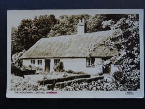 Lincolnshire SOMERSBY The Woodmans Cottage c1950s RP Postcard by M Artineau