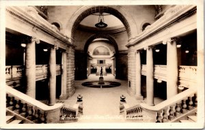 Real Photo Postcard Interior Utah State Capitol in Salt Lake City, Utah~138216