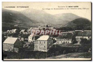 Old Postcard Mont Dore Surroundings The Village Bressouleille and Devils 3