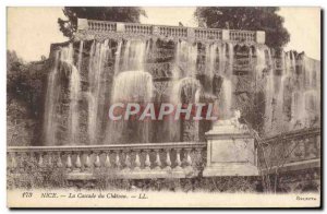 Old Postcard Nice La Cascade du Chateau