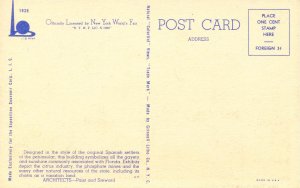 NY - NY World's Fair, 1939. Florida Bldg