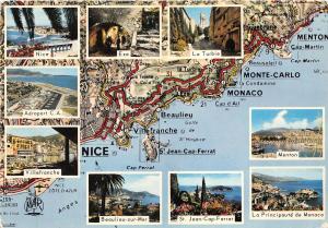 BC60106 Maps Cartes geographiques La Cote d'Azur