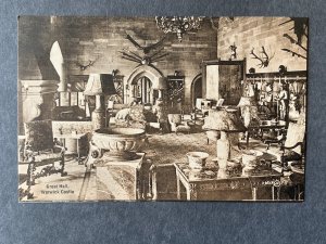 Great Hall Warwick Castle Warwick UK Litho Postcard H2041082257