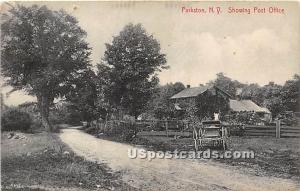 Showing Post Office Parkston NY Postal used unknown