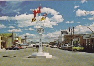 Canada British Columbia Dawson Creek Mile Zero Alaska Highway