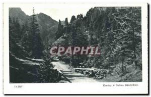 Old Postcard Tatry Kominy w Dolinie Strazyskiel Poland