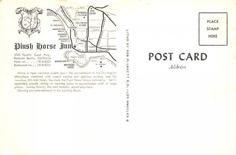 Plush Horse Inn Redondo Beach California  