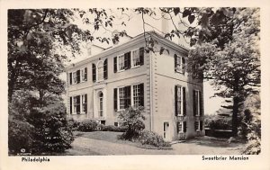 Sweetbrier Mansion real photo - Philadelphia, Pennsylvania PA  