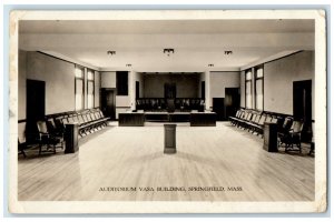 c1910s Auditorium Vasa Building Springfield Massachusetts MA RPPC Photo Postcard