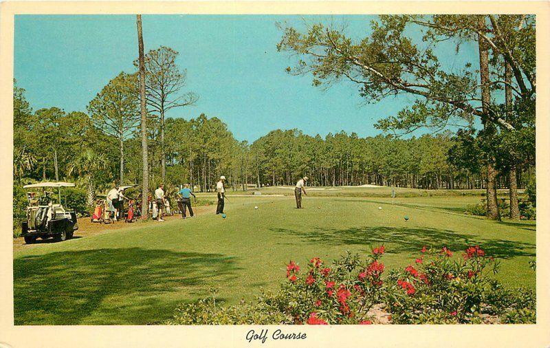 1960s Golf Course Jekyll Hyde Postcard Picture Teich 11955 Georgia 