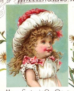 1880s Wheeler & Wilson Mfg. Co. Adorable Child Set Of 3 P179