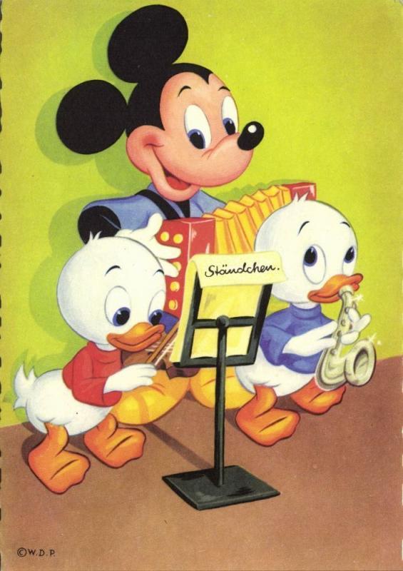 Walt Disney Productions, Mickey Mouse, Dewey and Huey Duck (1960s)