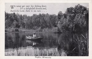 Minnesota Staples Fishing Scene Real Photo