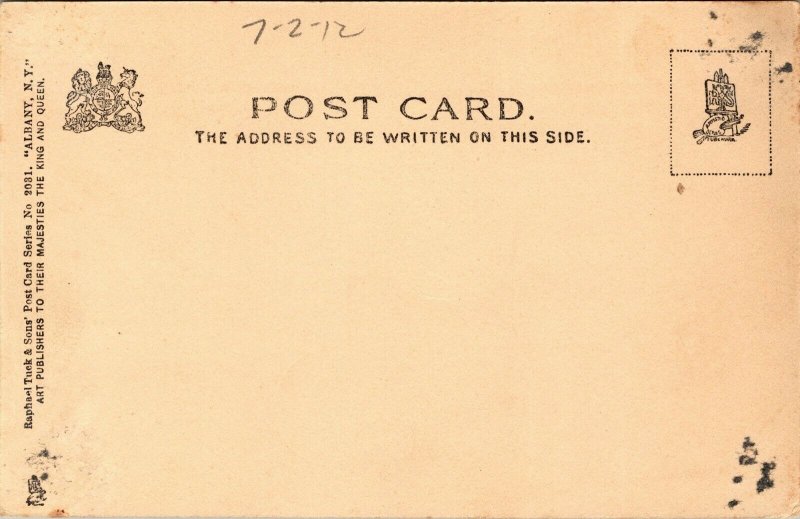 Vtg Albany New York NY The State Capitol 1905 Raphael Tuck Postcard