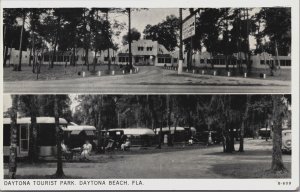 Daytona Tourist Park Daytona Beach Florida Postcard C201