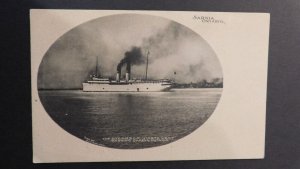 Mint Ship Postcard Steamship North West Passing Sania Ontaria Canada SS