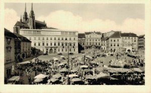 Czech Republic Brno Brunn Zelný trh RPPC 07.13