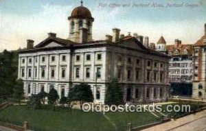 Post Office, Portland Hotel - Oregon OR Postcard