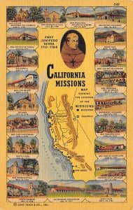 California Missions USA Unused 