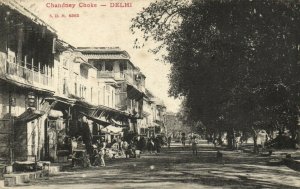 PC CPA INDIA, CHANDNEY CHOKE, DELHI, Vintage Postcard (b13720)