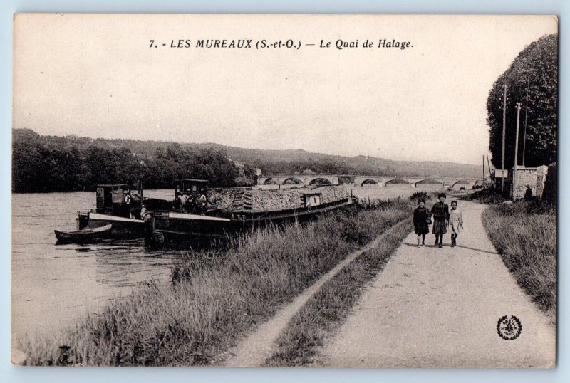 Les Mureaux Île-de-France France Postcard Port De Malaga c1910 Unposted