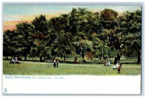 Scenic View Of Dueling Oaks City Park New Orleans Louisiana LA Tuck's Postcard