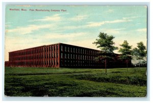 1910 Pope Manufacturing Company Plant, Westfield Massachusetts MA Postcard 