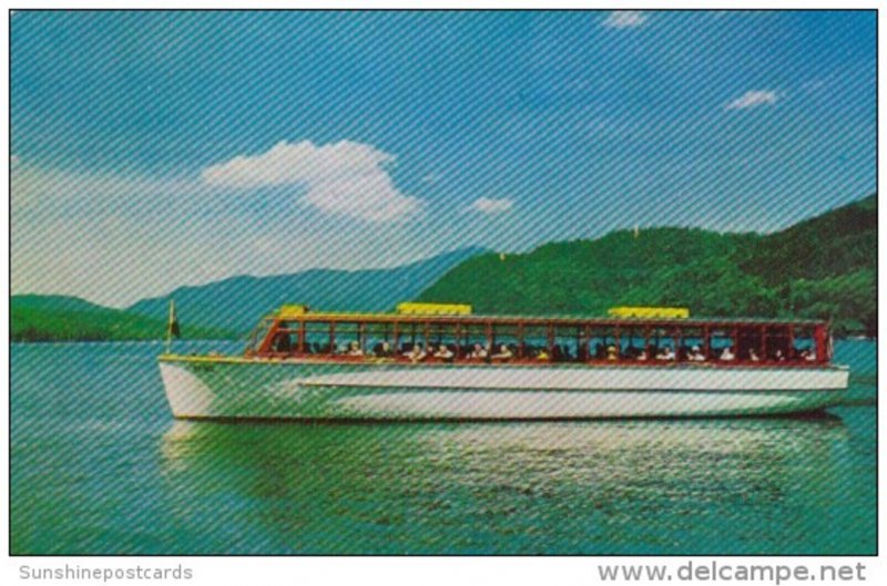 Sightseeing Boat The Doris On Lake Placid In The Adirondacks New York