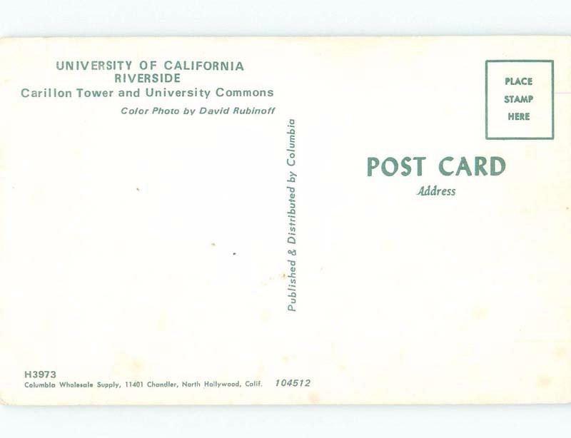 Pre-1980 University Of California Riverside - Los Angeles CA d9995