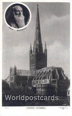 Norwich Cathedral UK, England, Great Britain Writing on back 