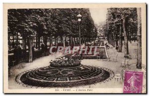 Old Postcard Vichy the Park & ​​# 39ancien