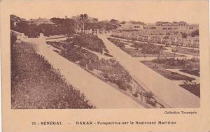 Senegal Dakar Perspective sur le Boulevard Maritime