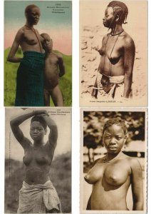 TATTOO AFRICA ETHNIC NUDES 17 CPA with BETTER (L3025)