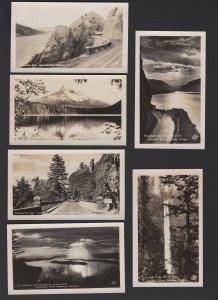 OR Columbia River Highway 18 Views Real Photo Non PCs Plain Backs by Sawyers