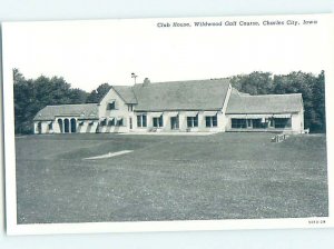 Pre-1952 GOLFING - WILDWOOD GOLF COURSE Charles City By Mason City IA H5528@